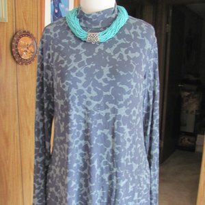 LOGO BY LORI GOLDSTEIN LADIES LONG  TUNIC/DRESS